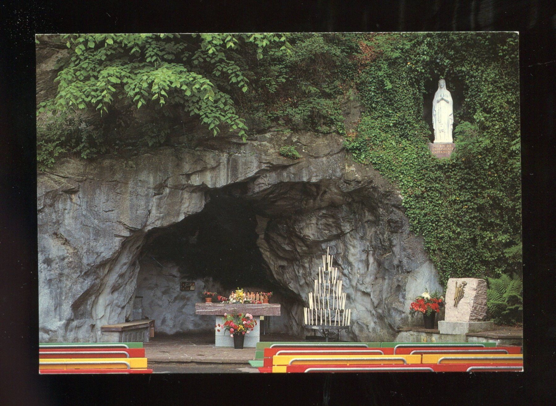 Ansichtskarten: Mels, Lourdes-Grotte – Gebraucht aus Aarau von Elmaar41