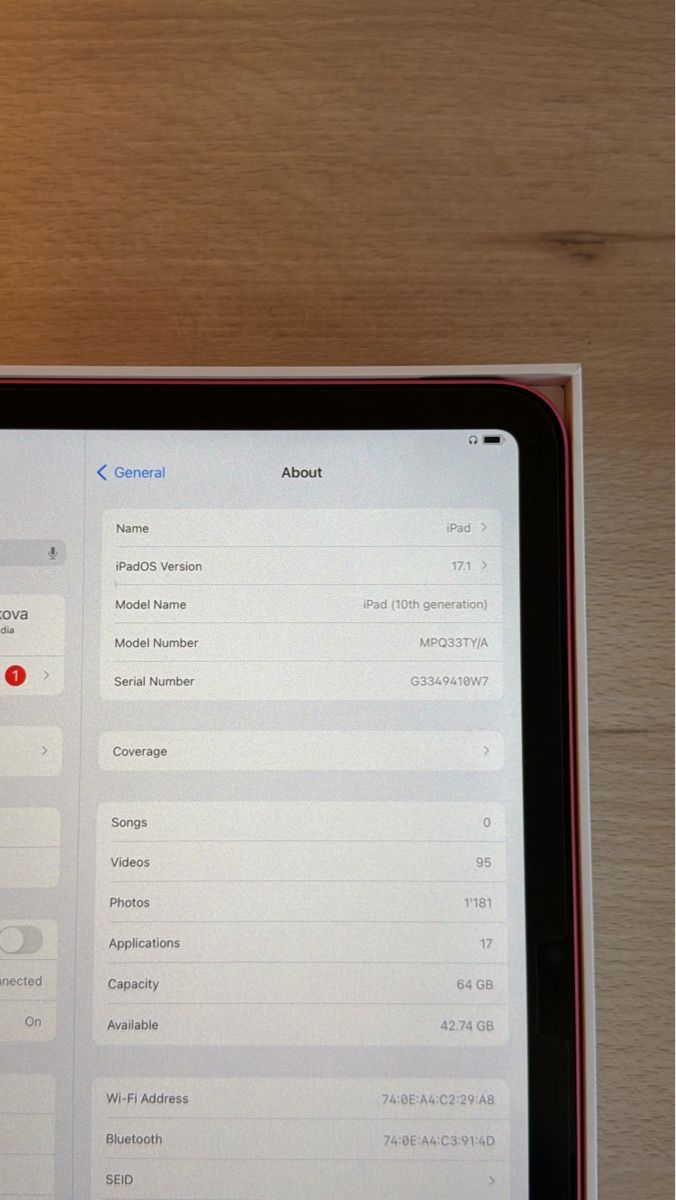 Apple Tablet PC: iPad 10e generation 64GB Wi-Fi pink  – Gebraucht aus Puplinge von yav_9r9f 3