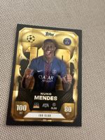 Topps Match Attax Nuno Mendes 100 Club Karte neuwertig