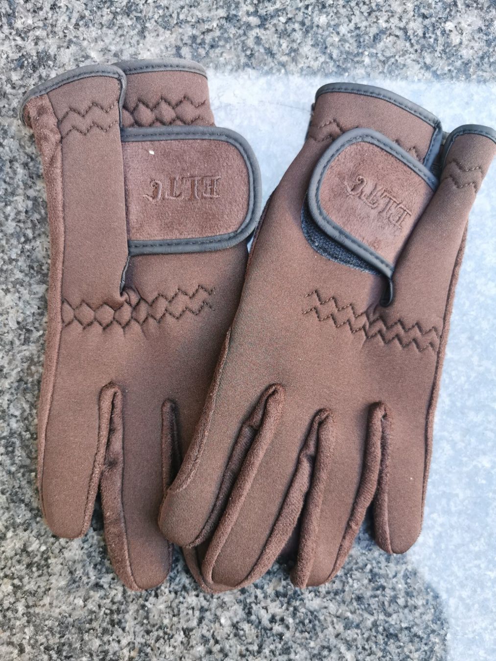 Handschuhe & Handstulpen: ELT; braune Reithandschuhe / Handschuhe Gr. L – Neu (gemäss Beschreibung) aus Boniswil von Totomat-Lady2