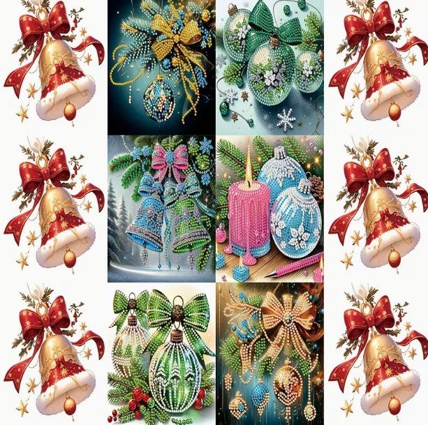 Kits de loisir créatif: Diamond Painting 6 Stück Weihnachtskarten – Neuf avec emballage d'origine à Obergösgen par Diamond-Painting 2