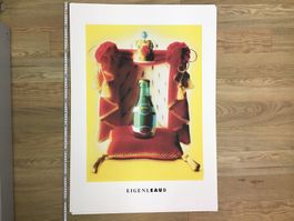 Poster Perrier Krone und Robe