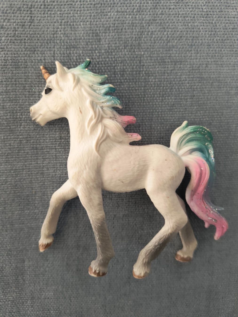 Schleich Statuette: Schönes Einhorn Schleich Fohlen – Usato da Würenlingen venduto da pjs-at-tutti 1