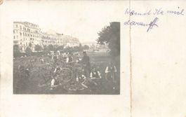 Gruppe von Radfahrern