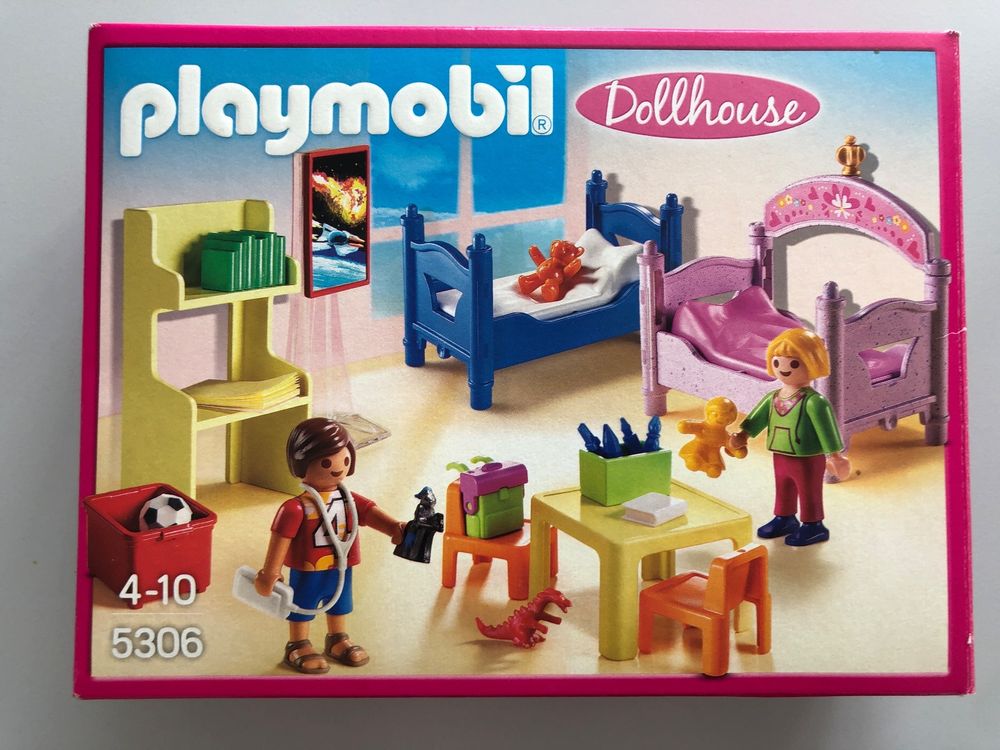 Playmobil Ricambio Camera Bambini 5306 Per Casa Delle Bambole, Accessori Assortiti #PM48