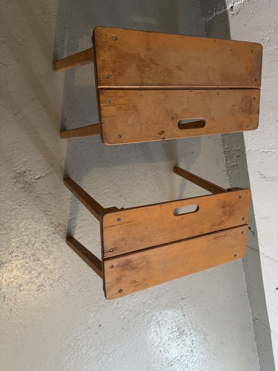 Sedie: 2x Vintage HolzStuhl Klappbar – Usato da Urdorf venduto da robinson80 1