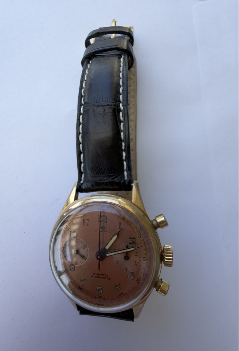 Swiss Orologi: Schweizer Chronograph Uhr 38 mm  – Usato da Zürich venduto da Fidel59 7
