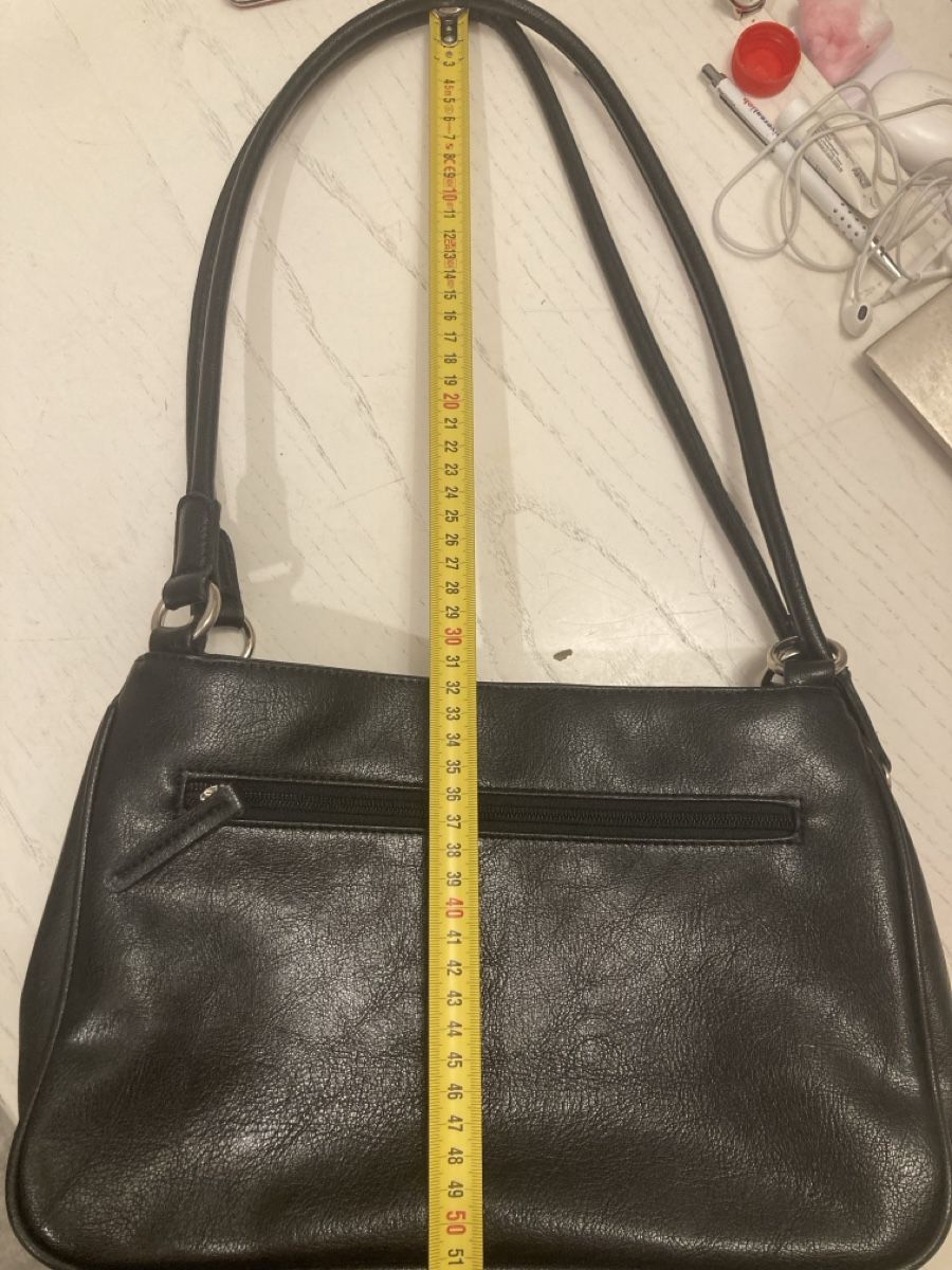 Borse: Black Handbag with Shoulder Strap – Usato da Zürich venduto da sele_x 4