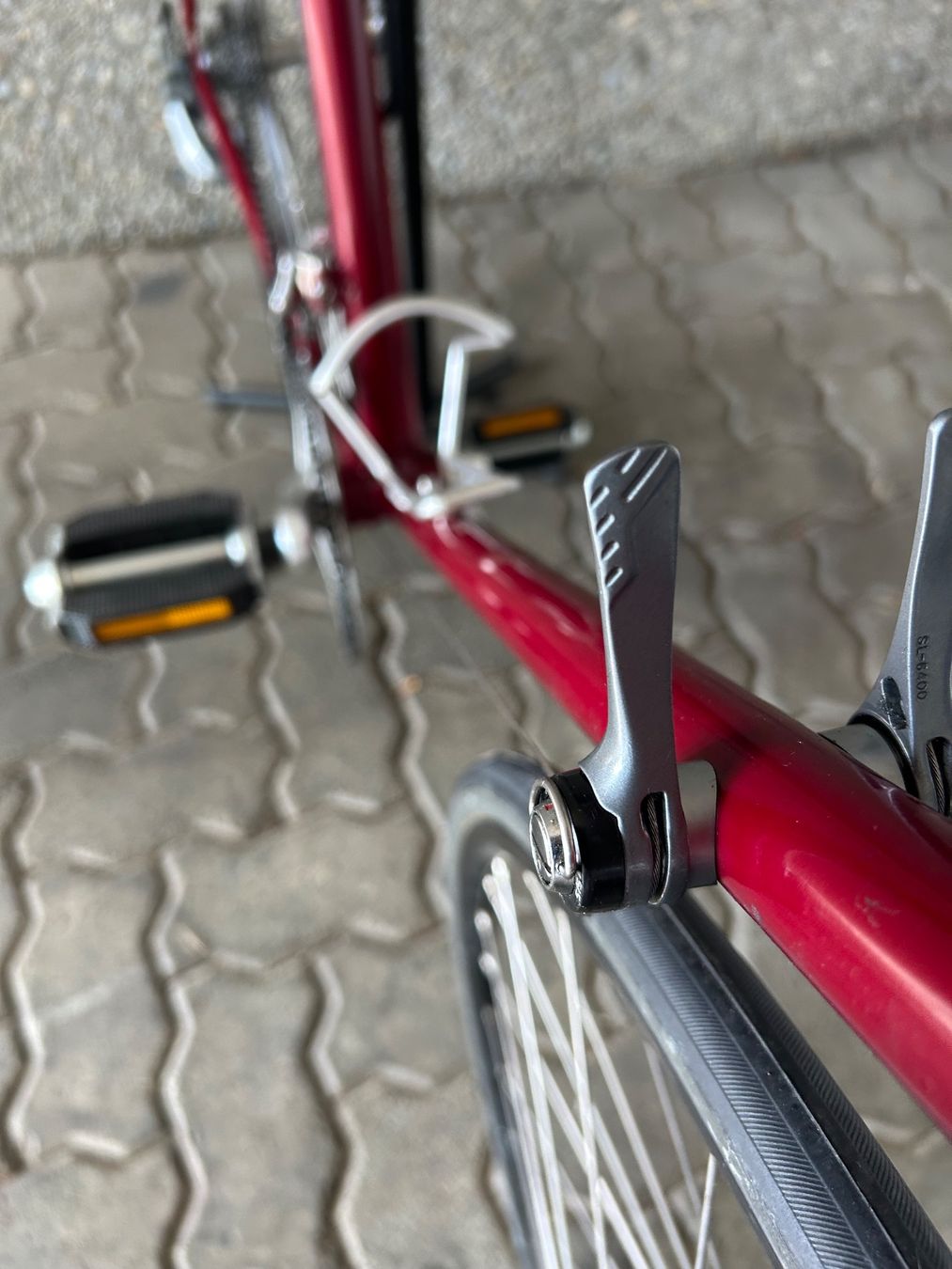 Biciclette: Rennvelo dunkelrot mit Stahlrahmen – Usato da Adlikon b.Regensdf venduto da usado 5