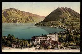 Lugano, Panorama col Monte San Salvatore
