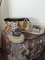 chaussures en toiles bohème