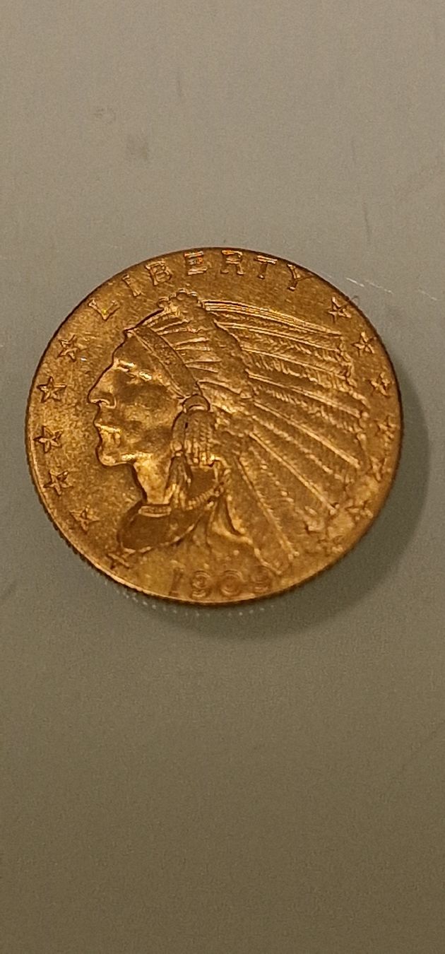 Tutti le monete: USA, 2,5 US-Dollars 1909 – Usato da ZÜRICH venduto da Arte-24 3