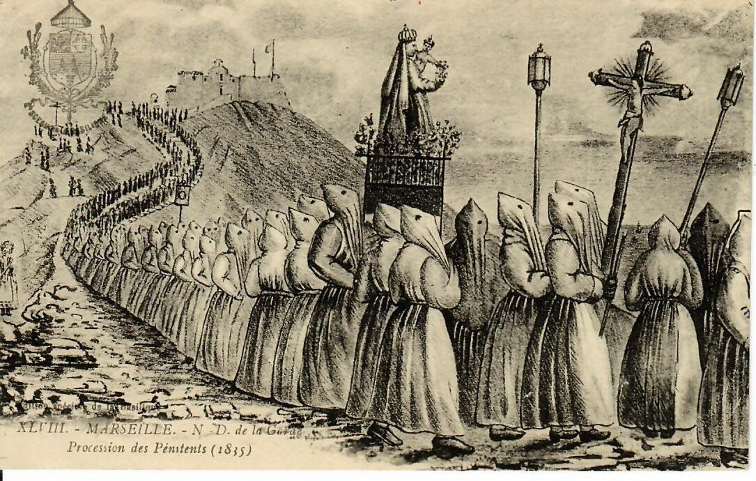 Cartoline postali: Marseille - Procession des Pénitents – Usato da Hochdorf venduto da Ziegel-16