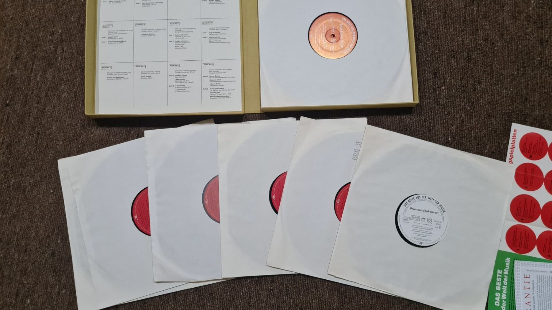 Dischi in vinile: Langspielplatten  "Werke Grosser Meister", – Usato da Winkel venduto da Heuresis 4