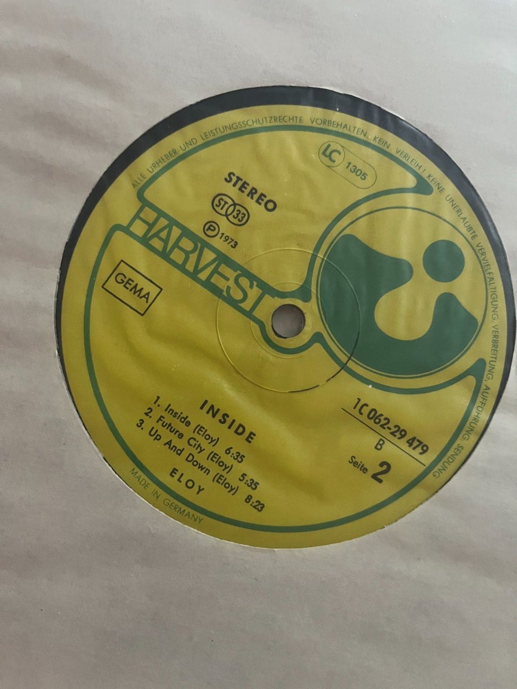 Dischi in vinile: Eloy – Inside Vinyl LP – Usato da Effretikon venduto da ChrisLamberger 1
