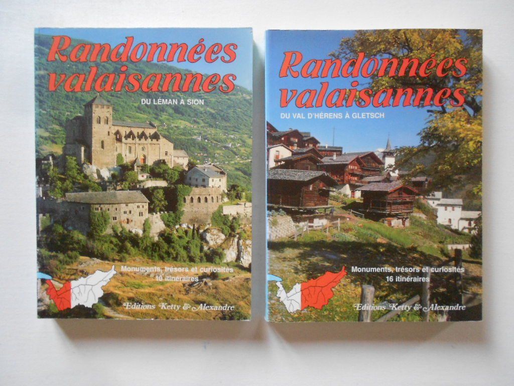 Bücher: Randonnées Valaisannes  1 & 2 – Gebraucht aus Bex von Giorgiob