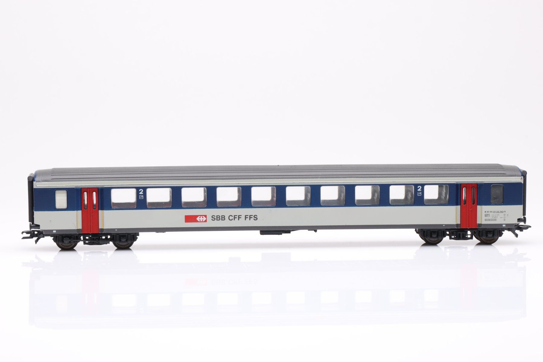 Lima Modellini di ferrovie: Lima SBB EW'  NPZ 2. Klasse DC, H0 – Usato da Ried (Muotathal) venduto da Modellbahn.swiss 1