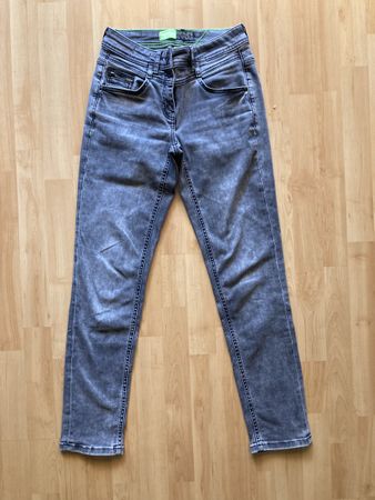 hellgraue Jeans Style „Scarlett“ von cecil