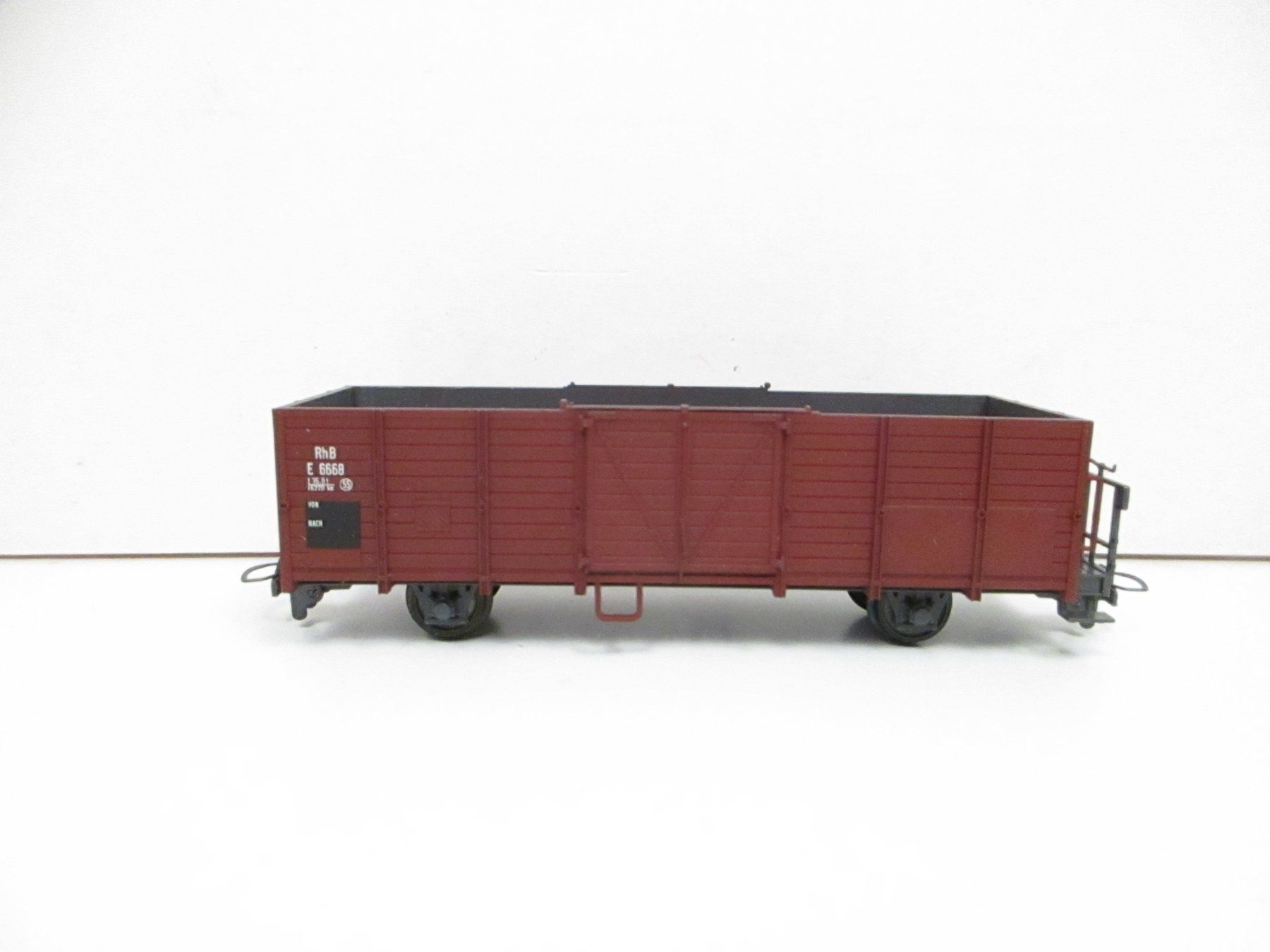 Bemo Modellini di ferrovie: Bemo H0m 2251 RhB Offener Güterwagen E 6668 – Nuovo e nell'imballaggio originale da Olten venduto da Heinrich875 4