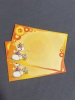 2x Diddl Briefumschläge mit Motiv gute Erhaltung