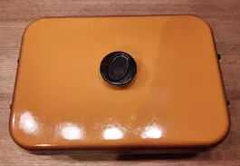 Emalco Bräter Gusseisen emailliert orange gebraucht