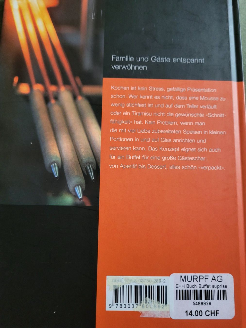 Bücher: Buffet Surprise - Glas und Genuss – Neu (gemäss Beschreibung) aus Siebnen von KiKla-Siebnen 1