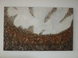 Original Acrylbild auf Leinwand 73x116 cm  Neuwertig