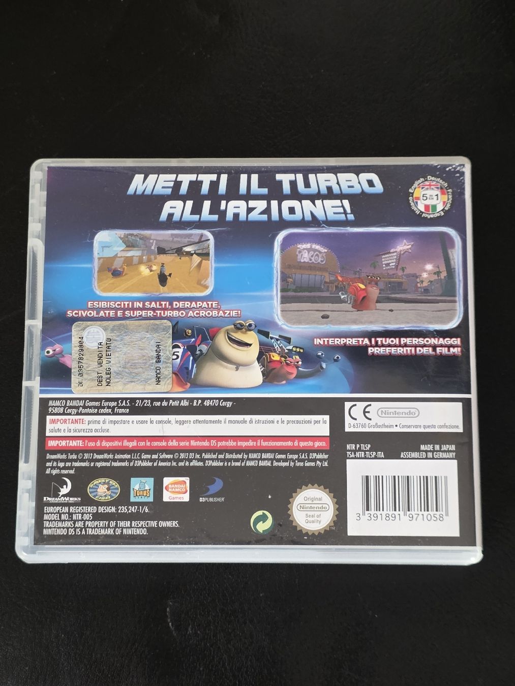Giochi: TURBO: SUPER STUNT SQUAD | NINTENDO DS – Usato da Bellinzona venduto da egemon 1