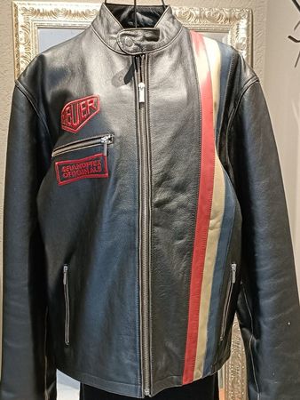 Original Tag Heuer Leder Jacke Herren XL