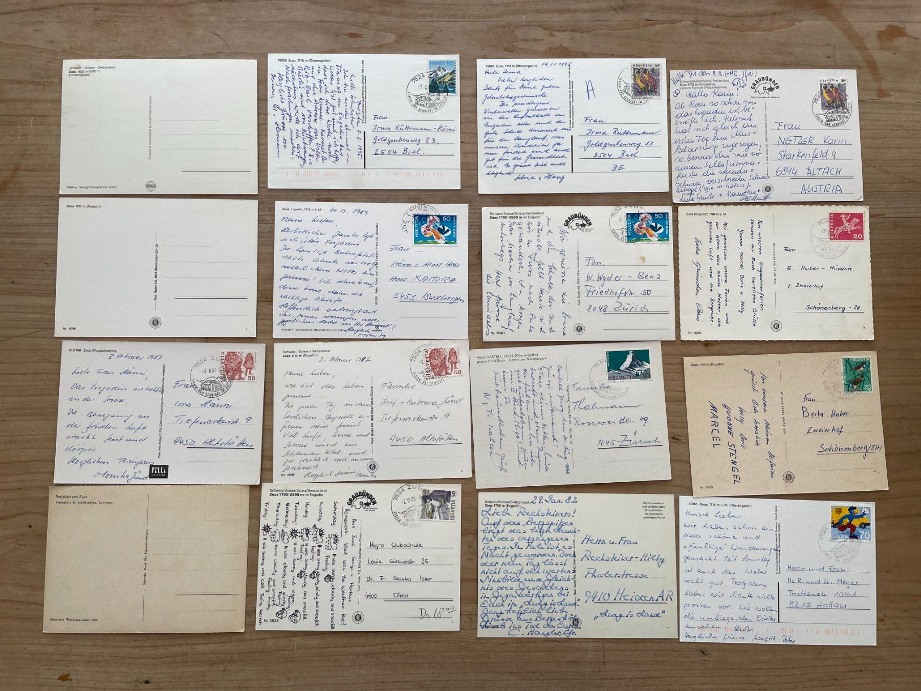 Cartes postales: AK GR 16 Ansichtskarten von Zuoz (Engadin) – D'occasion à Thal par Danny82 1