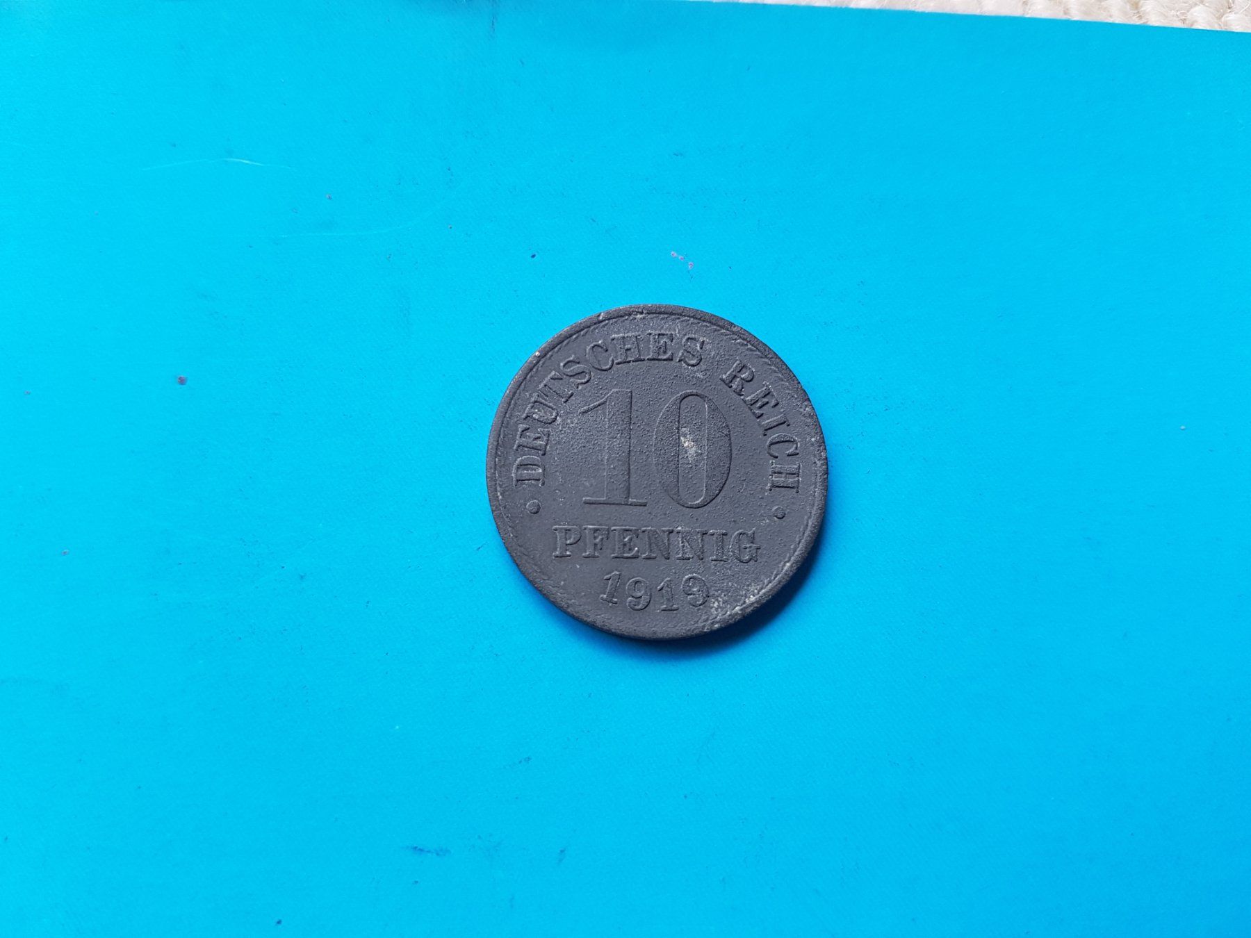 Tutti le monete: 10 Pfennig - Deutsches Reich 1919 – Usato da Reinach BL venduto da Dexy62