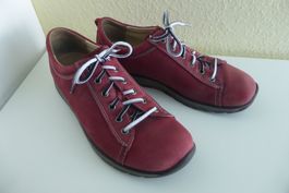 Helvesko Freizeitschuh swiss made - rot- Gr. 40