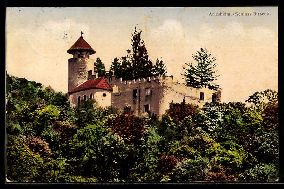 Cartoline postali: AK Arlesheim, Schloss Birseck – Usato da Berlin venduto da bartko-reher