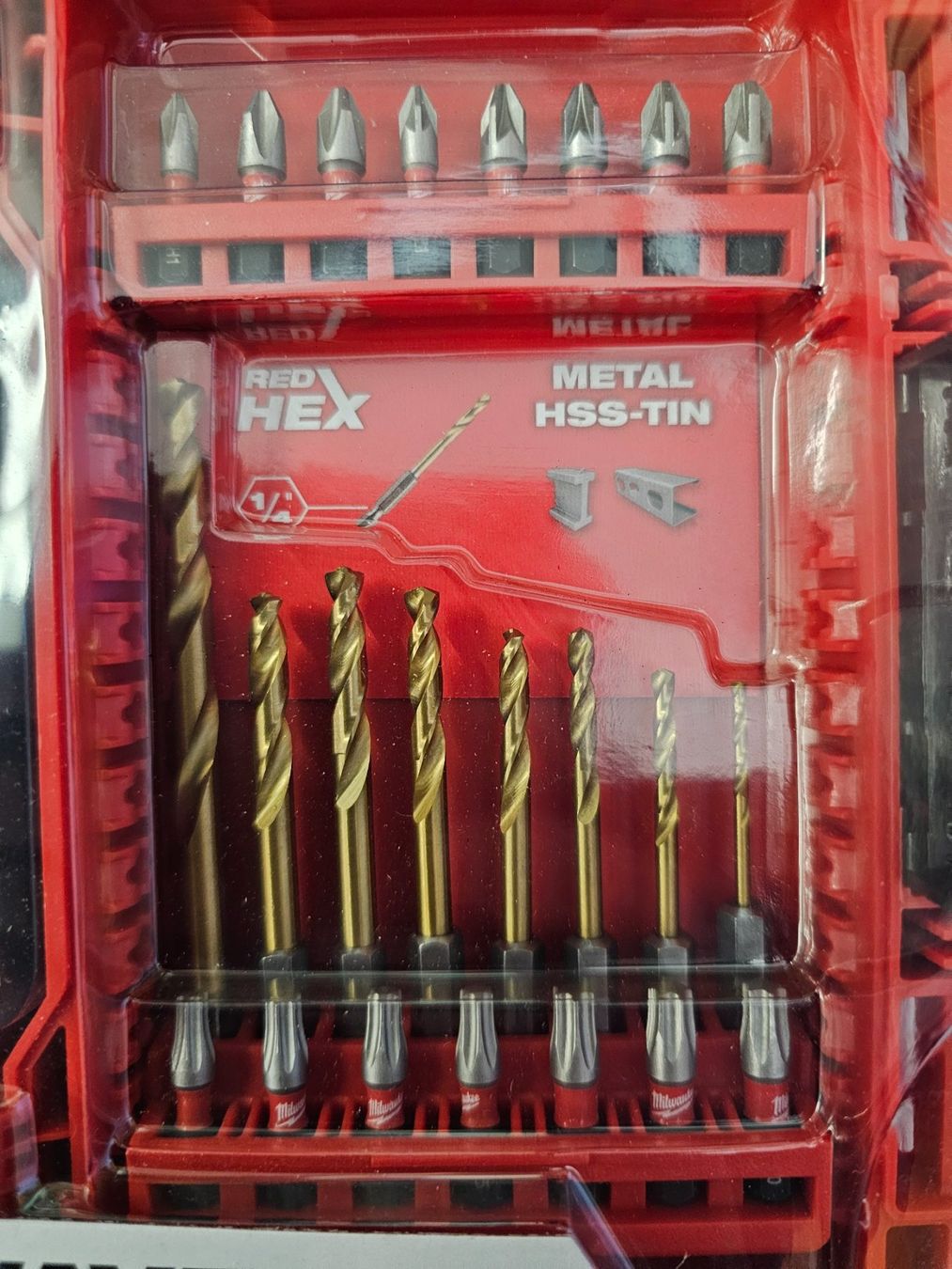 Milwaukee Alle Werkzeuge: Milwaukee Shockwave Bohrer & Bits 39-tlg mit Hex Aufnahme – Neu und originalverpackt aus Jegenstorf von Bracher_Mail-House 2