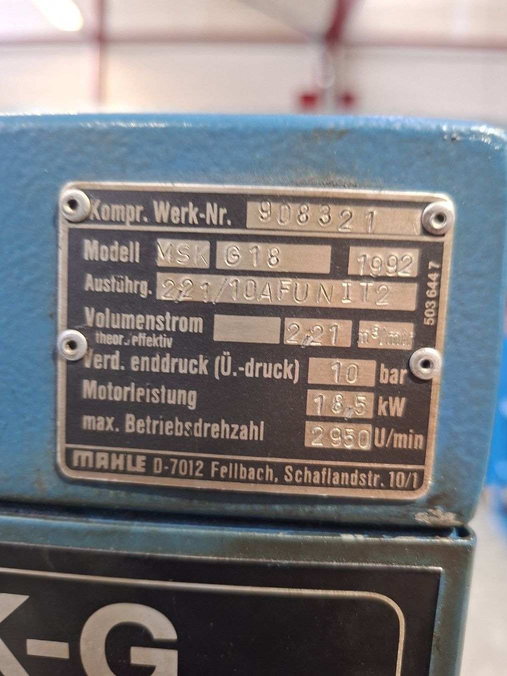 Kompressoren: Schraubenkompressor 10bar 18.5kw – Gebraucht aus Bichelsee von hg_power 2
