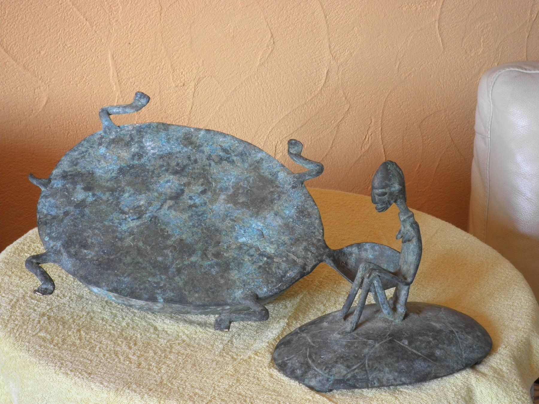 Skulpturen & Statuen: Bronze Schatulle der Dogon Afrika – Gebraucht aus Rocourt von Vijay02 9