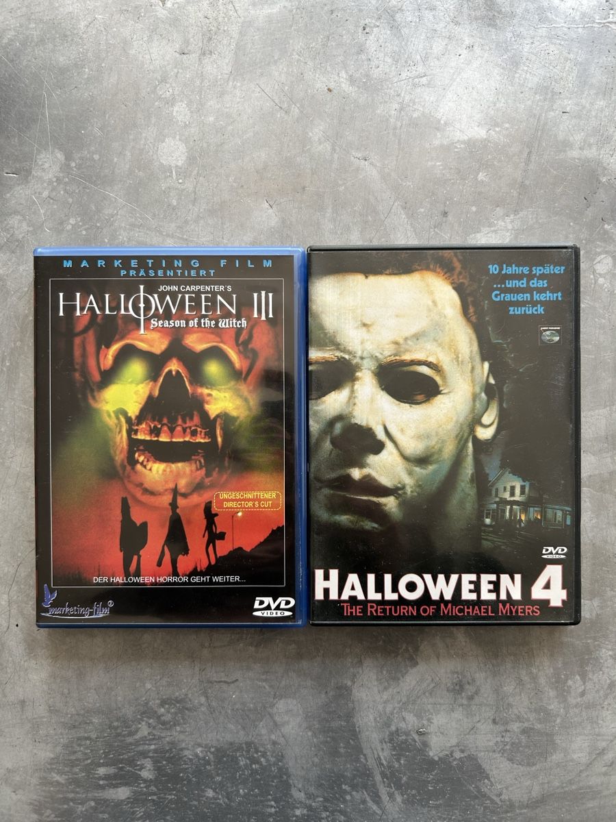 Tutti i DVDs: Halloween 3 & 4 - DVD Set - Horror – Usato da Winterthur venduto da lenolson