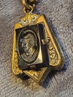 Antike viktorianische Taschenuhren Kette mit Intaglio