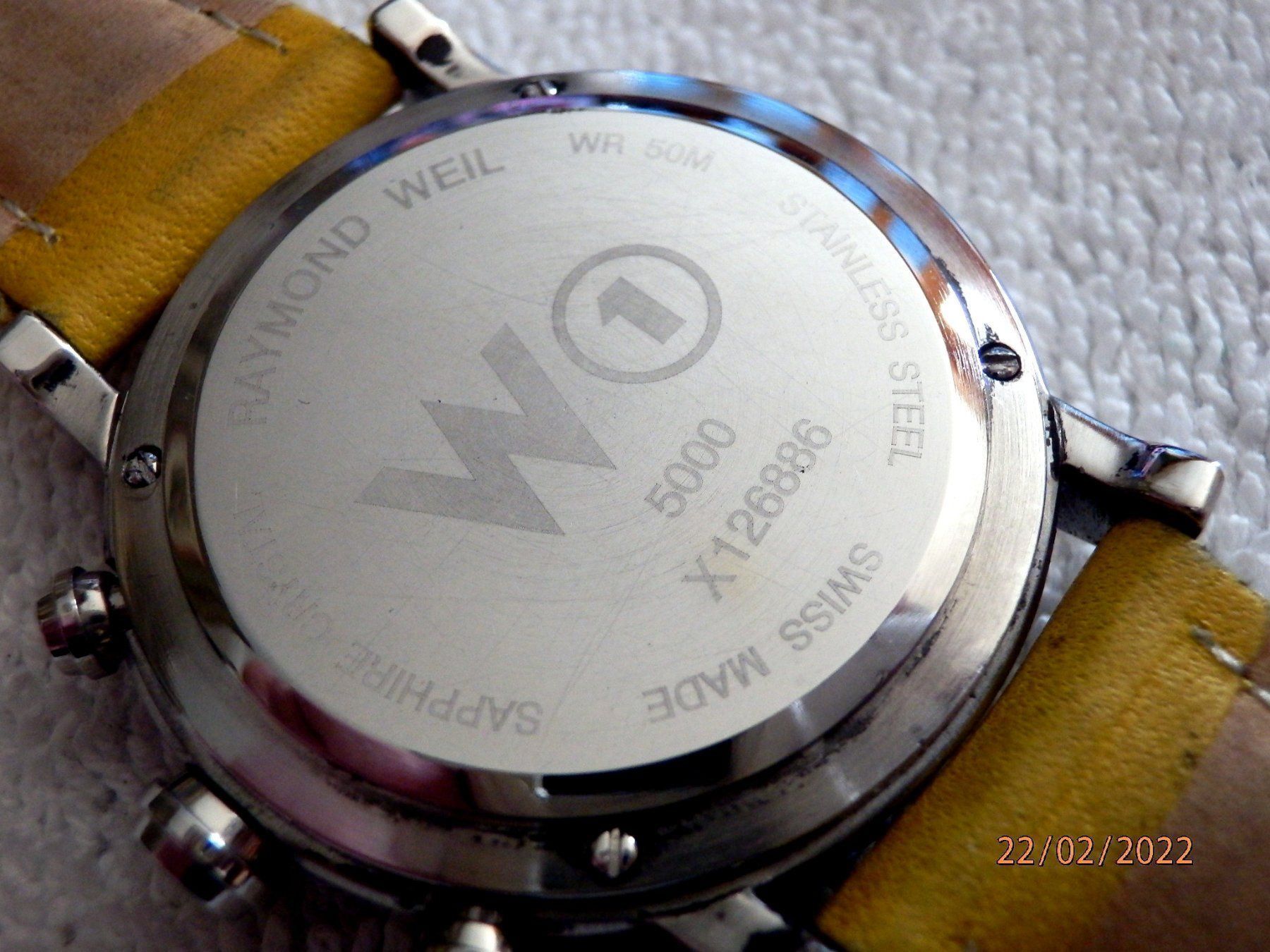 Raymond Weil Uhren: Raymond Weil, Geneve, Chronograph, 37mm – Gebraucht aus Ueberstorf von dinbau 5
