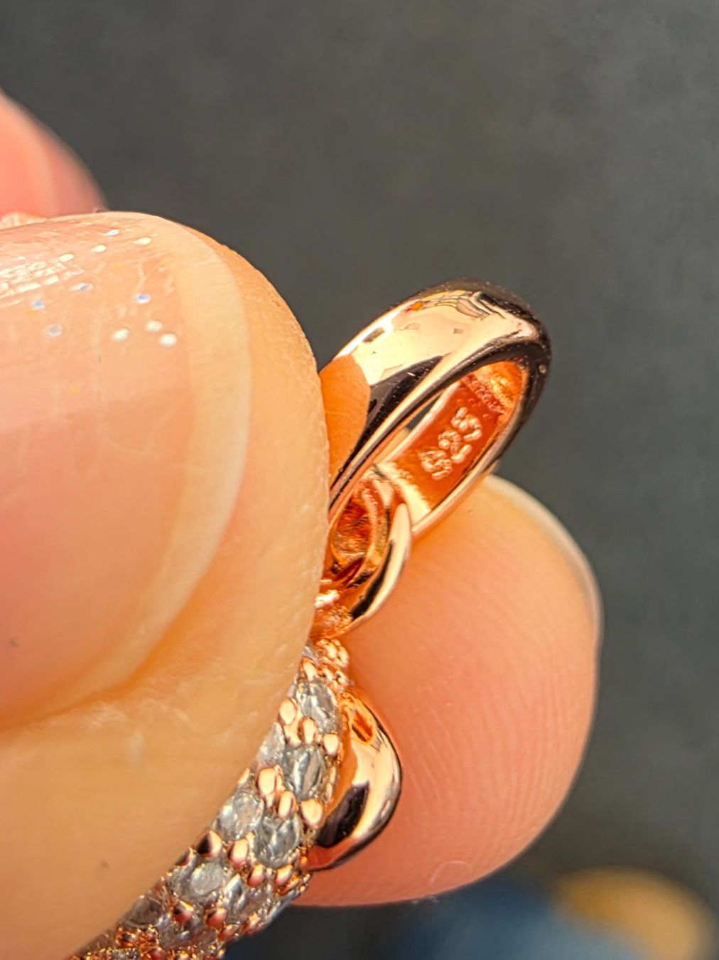 Anhänger: Bär Rosegold/Silber 925 – Neu (gemäss Beschreibung) aus Madetswil von triforuz 1