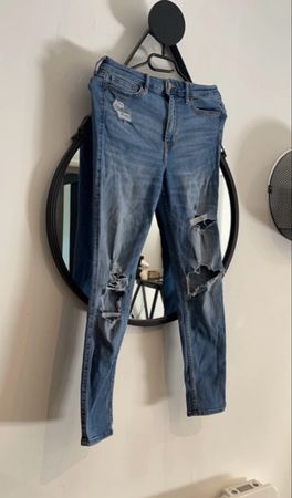 Jean Hollister taille haute déchiré W26 L26