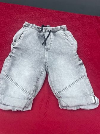 Kinder Junge Shorts Hell grau XS NEU 158