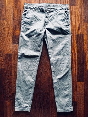 ZARA Chino Slimfit Salbei/Grün Grösse 32