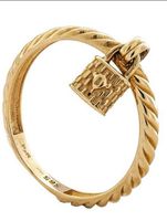 Herziger Ring mit Schloss 14k Gelbgold