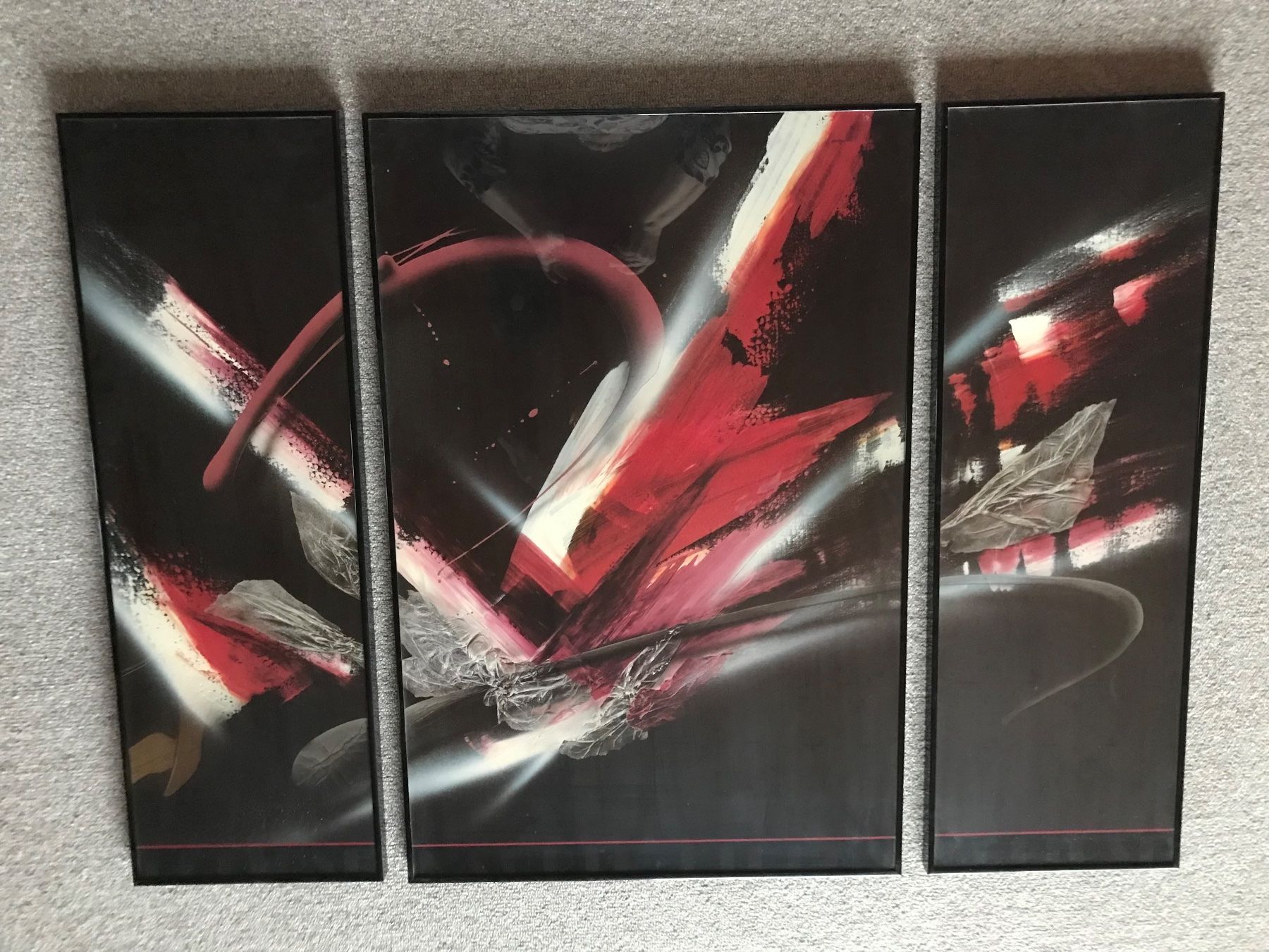 Poster & Bilder: Bild LAURIE FIELDS ECLIPSE 3-tlg Druck hinter Glas Geschenk – Gebraucht aus Däniken SO von allerlei54
