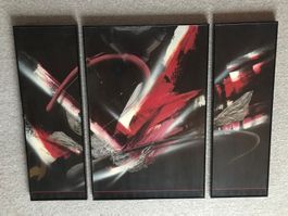 Bild LAURIE FIELDS ECLIPSE 3-tlg Druck hinter Glas Geschenk