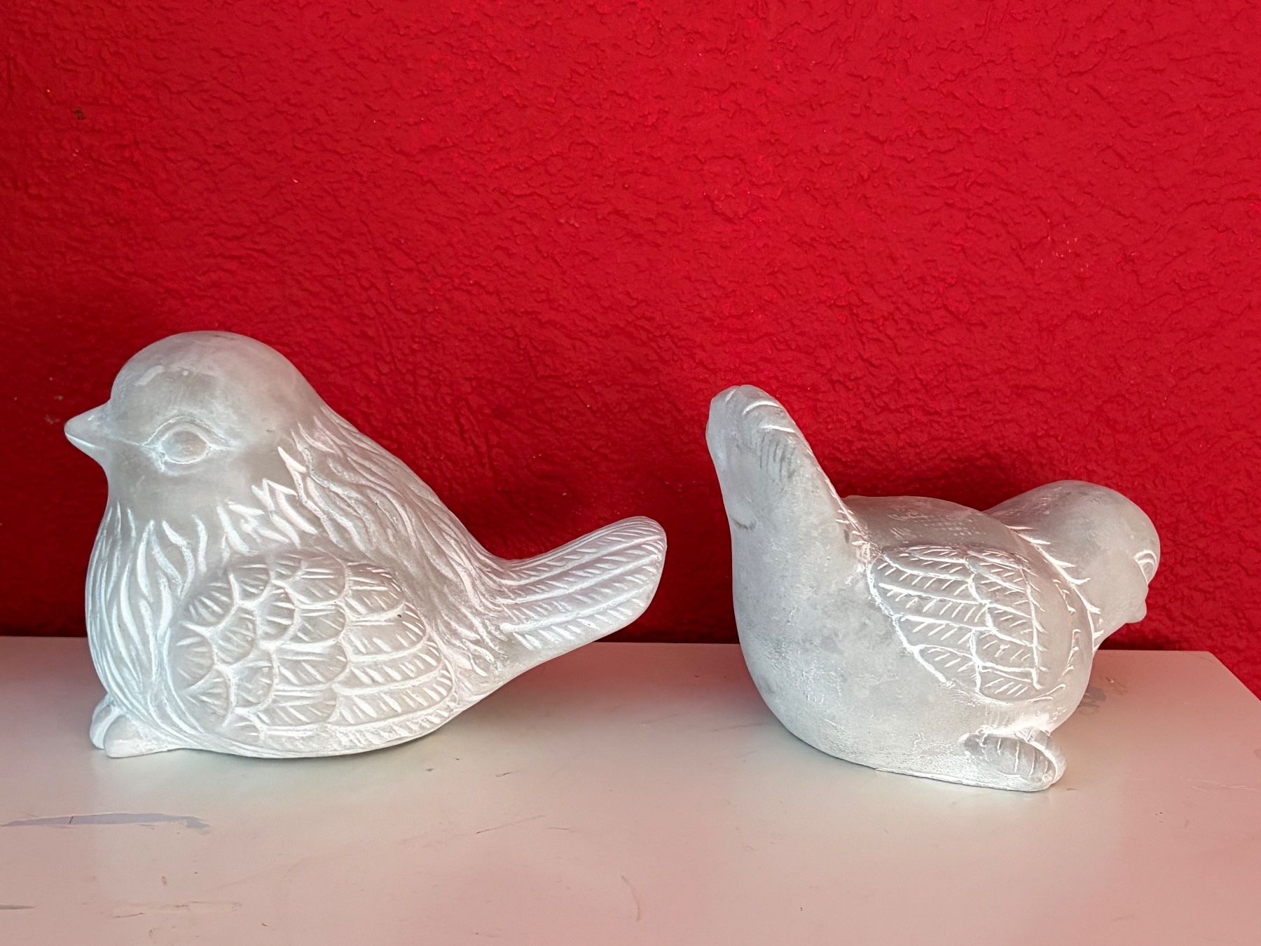 Statuette: 2er Set -Vögel aus Beton – Nuovo e nell'imballaggio originale da Zäziwil venduto da Emlea 3