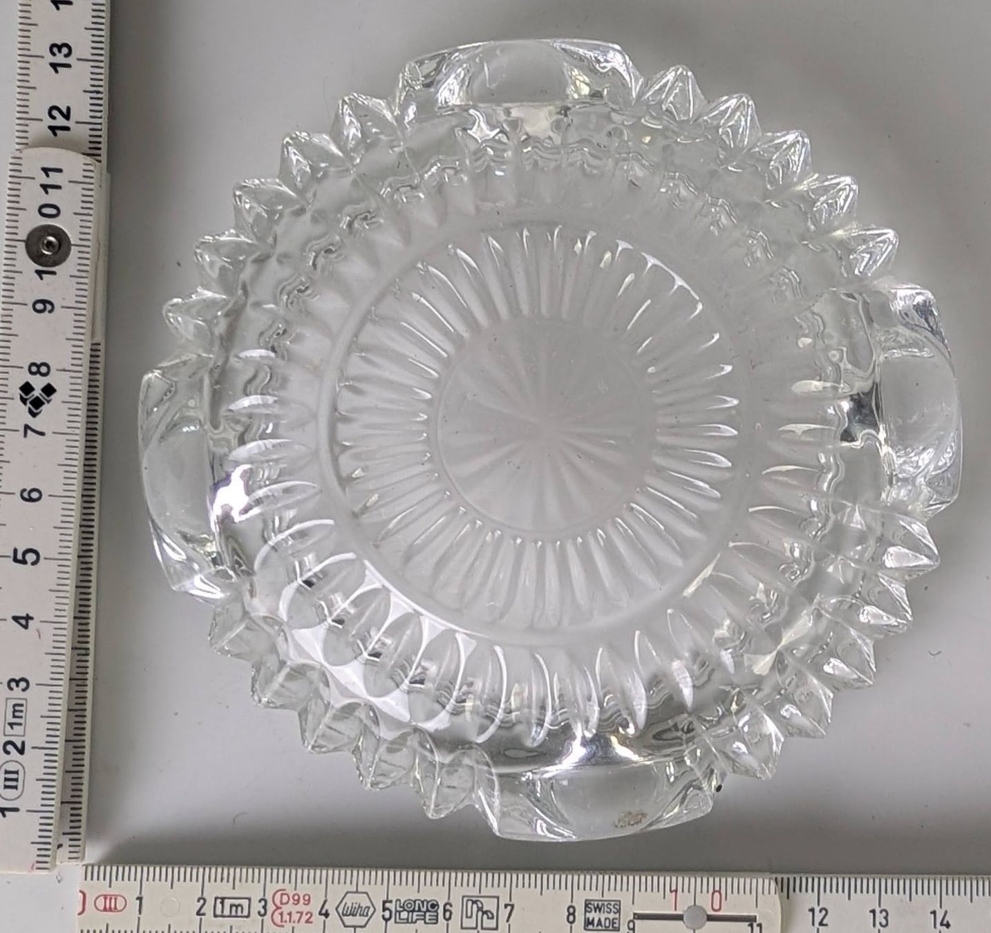 Portacenere: Kristall Aschenbecher Vintage, Durchmesser ca. 14cm – Usato da Zürich venduto da axolottchen 2