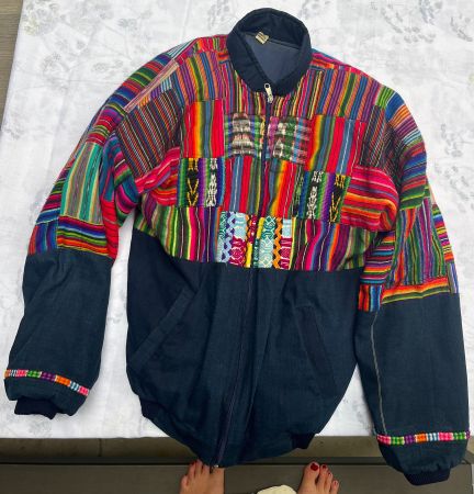 Veste Textiles Nacionales multicolore