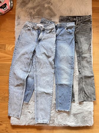 Jeans für Mädchen 152 cm, Größe 32, 34